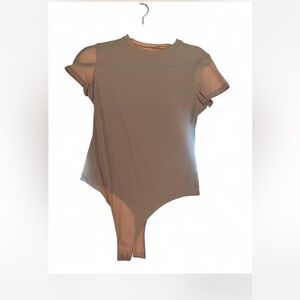 Elegant Tan Women's Bodysuit